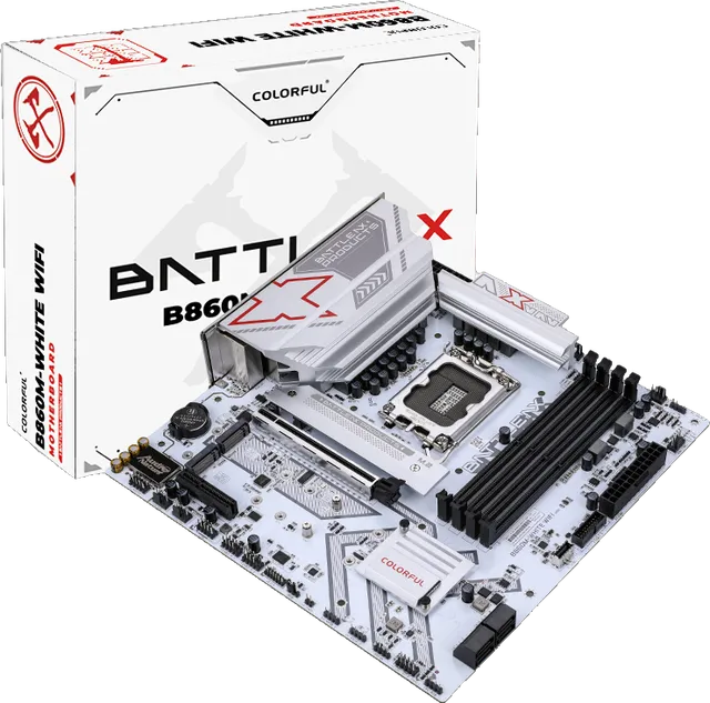 七彩虹 BATTLE-AX B860M-WHITE WIFI V20 冷钢DDR5