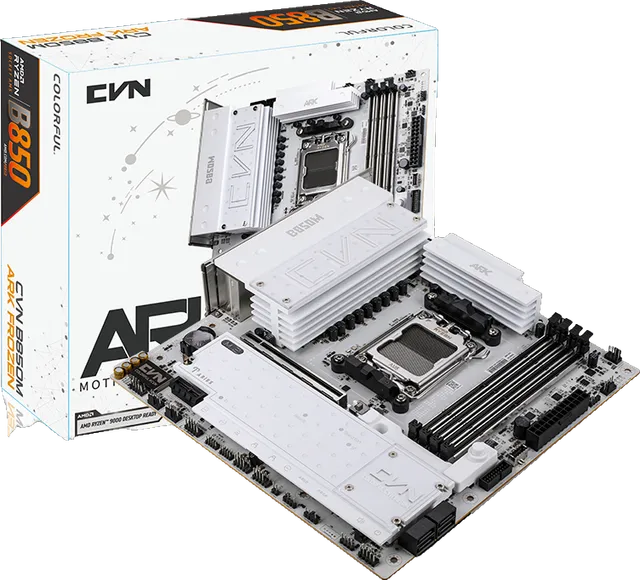 七彩虹 CVN B850M ARK FROZEN V14 方舟DDR5