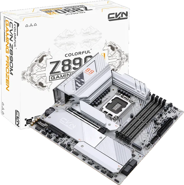 七彩虹 CVN Z890M GAMING FROZEN V20 战列舰DDR5