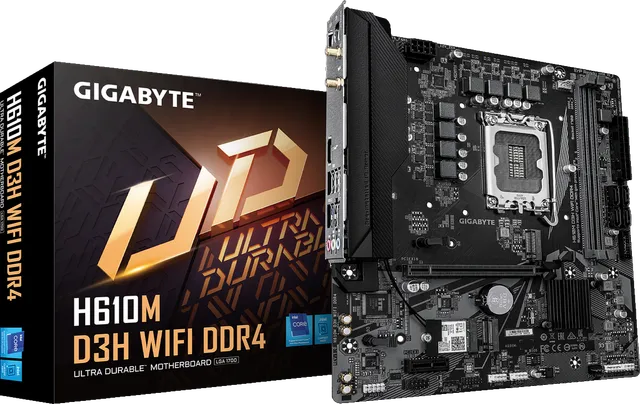 技嘉 超耐久H610M D3H WIFI DDR4