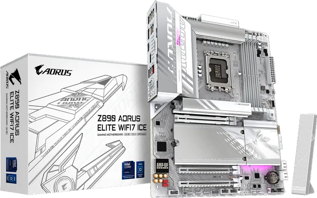 技嘉 冰雕Z890 AORUS ELITE WIFI7 ICE DDR5