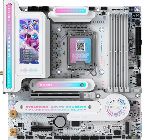 铭瑄 MS-iCraft B860M CROSS PRO 瑷珈电竞之心