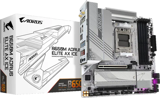 技嘉 B650M AORUS ELITE AX ICE WIFI