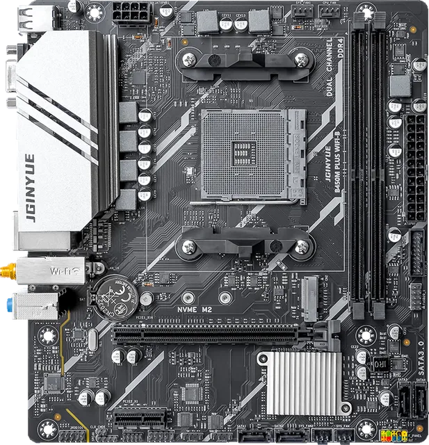 精粤 B450M PLUS WIFI B WIFI6E DDR4
