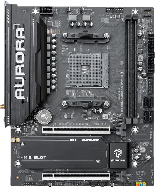 精粤 B550M AURORA WIFI B DDR4