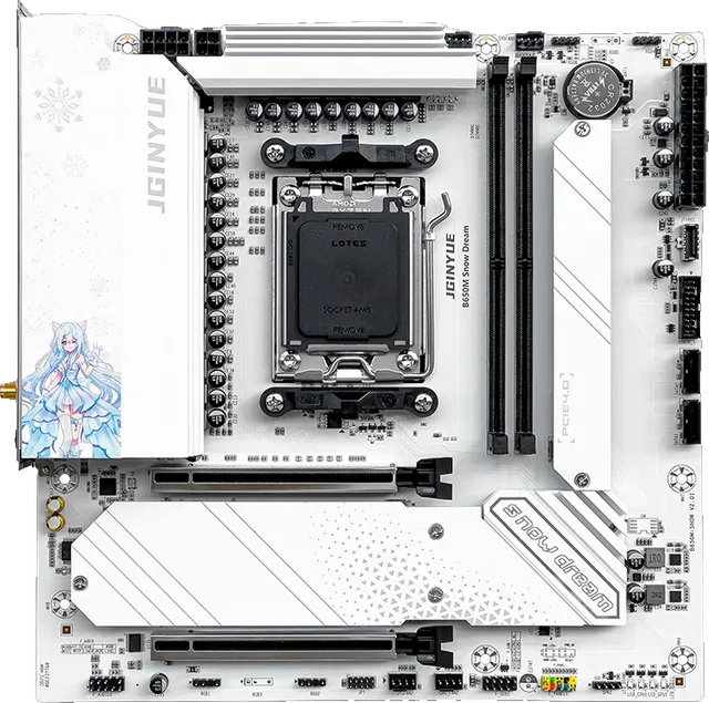 精粤 B650M SNOW DREAM DDR5