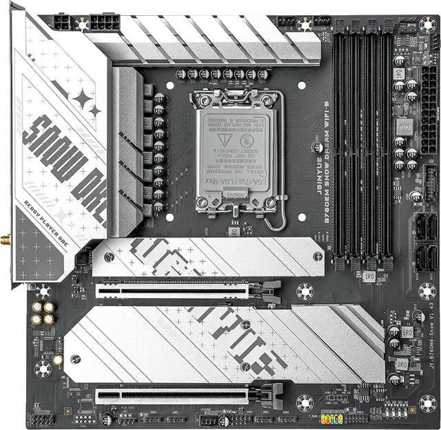 精粤 B760 EM SNOW DREAM WIFI B DDR4 LGA