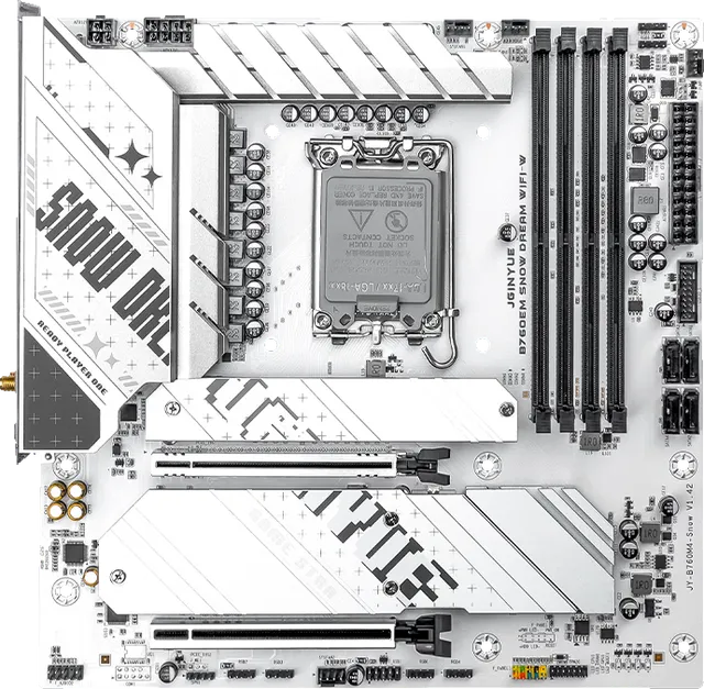 精粤 B760 EM SNOW DREAM WIFI W DDR4 LGA
