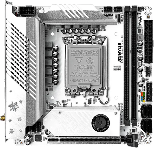 精粤 B760I Snow Dream D5 雪梦迷你ITX
