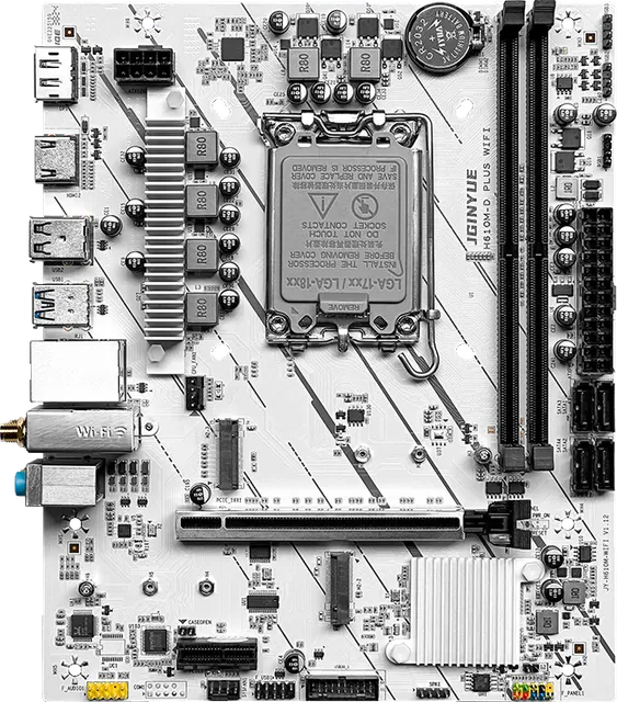 精粤 H610M D PLUS WIFI DDR4 ARGB LGA