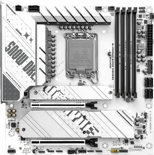 精粤 Z690 EM SNOW DREAM W DDR4 PCIE5.0 EM
