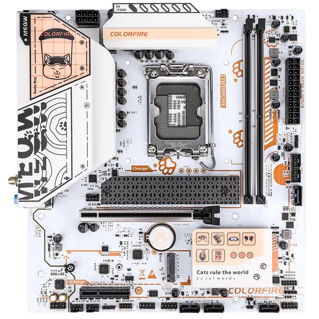 七彩虹 B760M-A MEOW WIFI D5小橘猫DDR5