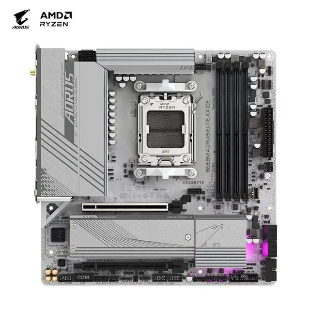 技嘉 冰雕B650M AORUS ELITE AX ICE WIFI6 DDR5
