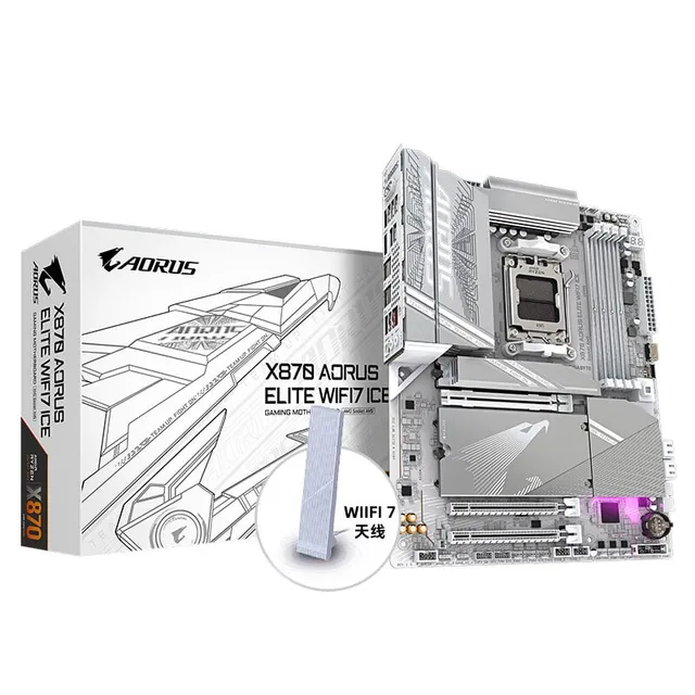 技嘉 冰雕X870 AORUS ELITE WIFI7 ICE DDR5