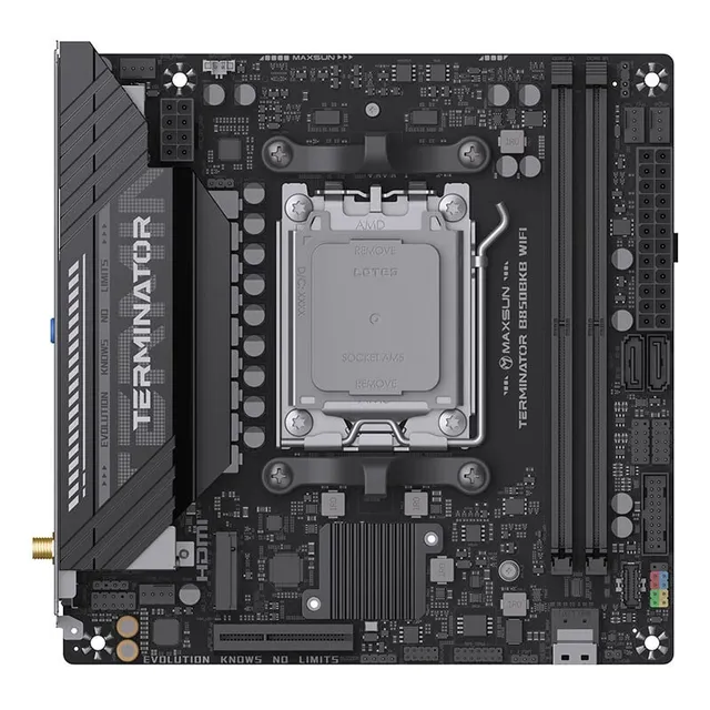 铭瑄 终结者 B850BKB WIFI背靠背ITX