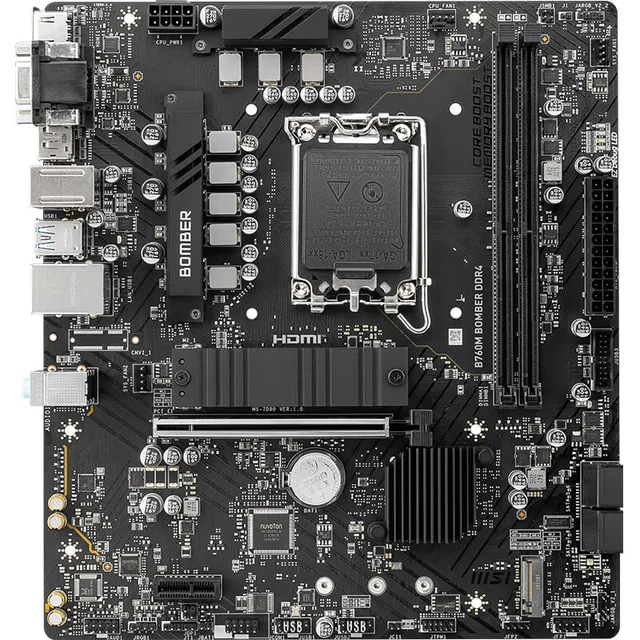 微星 B760M BOMBER DDR4爆破弹