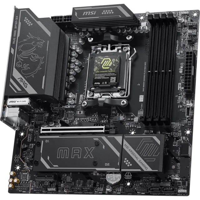 微星 B850M GAMING PLUS MAX WIFI 小黑龙