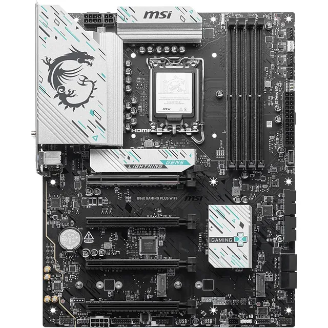 微星 B860 GAMING PLUS WIFI7 5G网口