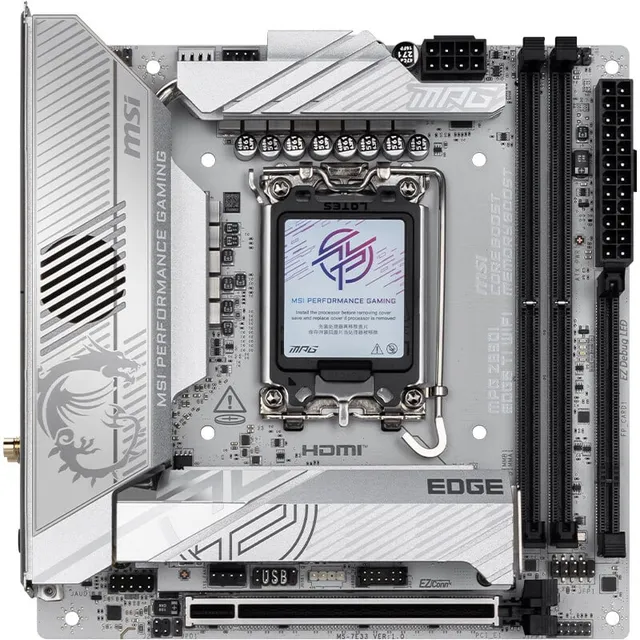 微星 MPG Z890I EDGE TI WIFI刀锋钛 ITX