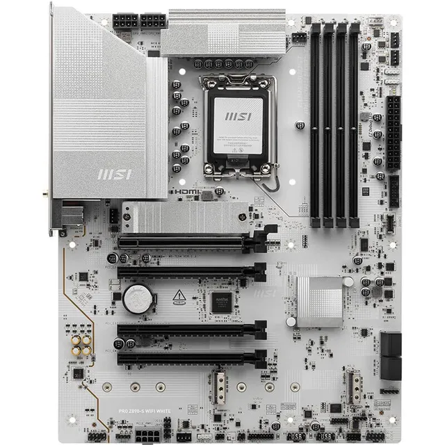 微星 PRO Z890-S WIFI7 WHITE 白色