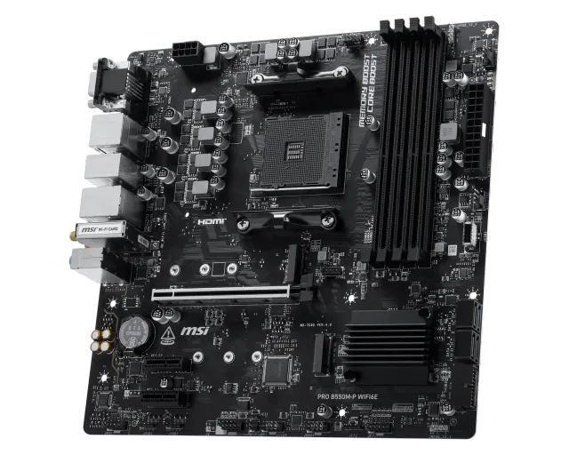 微星 PRO B550M-P WIFI6E DDR4