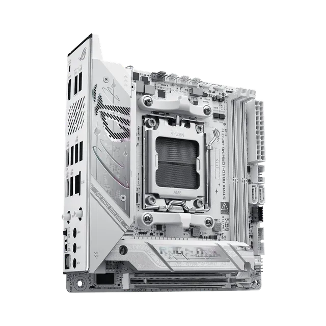 华硕 ROG STRIX B850-I GAMING WIFI7 W 迷你吹雪