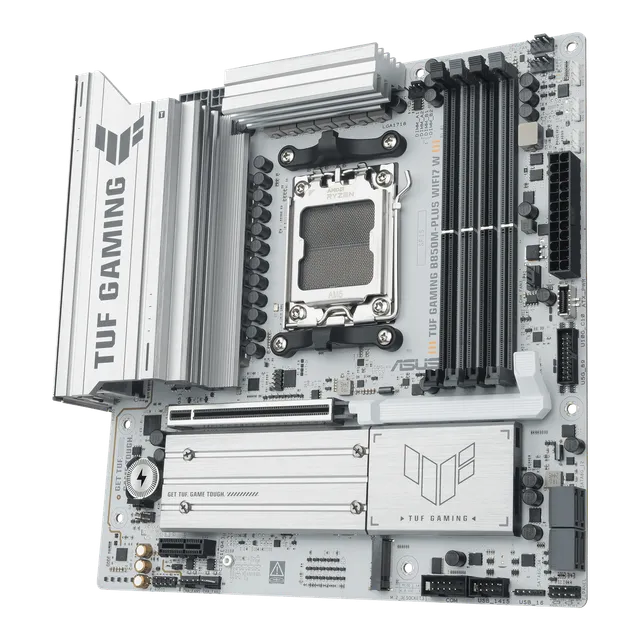 华硕 TUF GAMING B850M-PLUS WIFI7 W重炮手 白色版