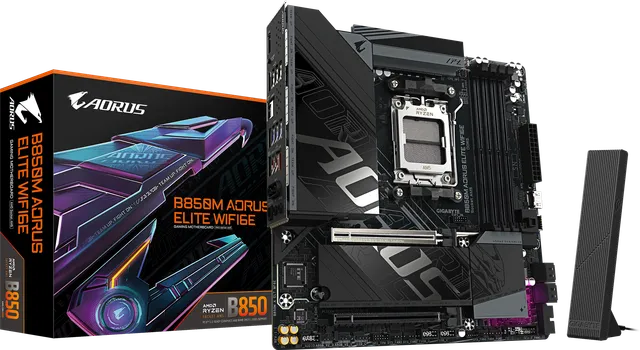 技嘉 小雕B850M AORUS ELITE WIFI6E DDR5