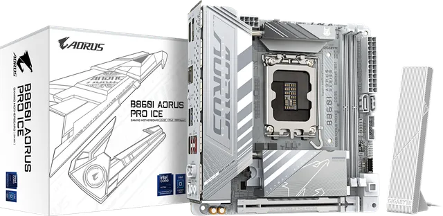 技嘉 冰雕B860I AORUS PRO ICE迷你DDR5
