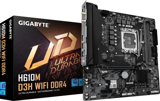 技嘉 超耐久H610M D3H WIFI DDR4