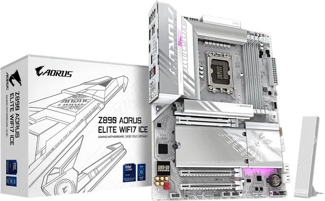 技嘉 冰雕Z890 AORUS ELITE WIFI7 ICE DDR5