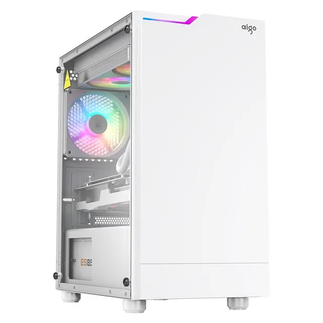 爱国者 透DIY白色桌面MATX小 V13白