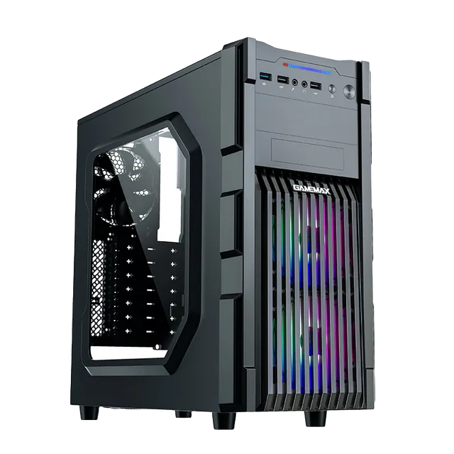 GAMEMAX/游戏帝国 帝国 战狼炫彩防尘多硬盘位 RTX40显卡