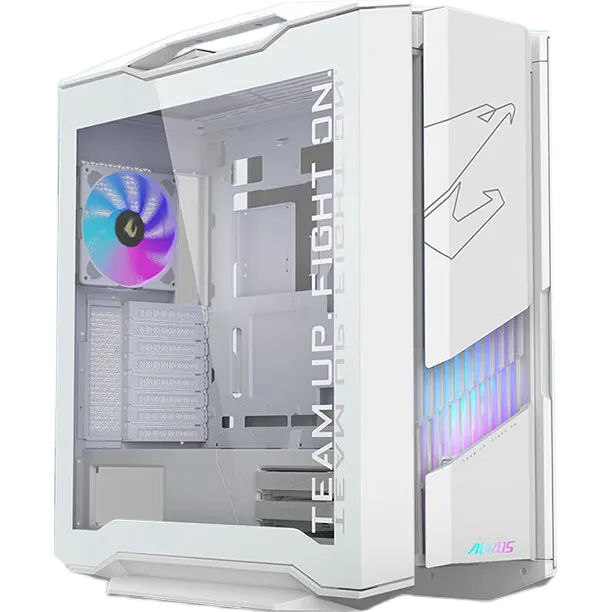 技嘉 隐藏式背线钢化玻璃侧透兼容水冷 信仰雕 AC601GI【420