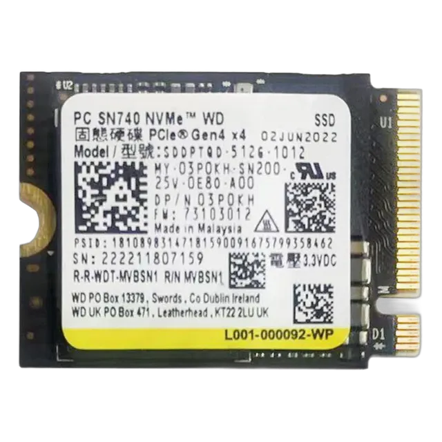 西部数据 SN740