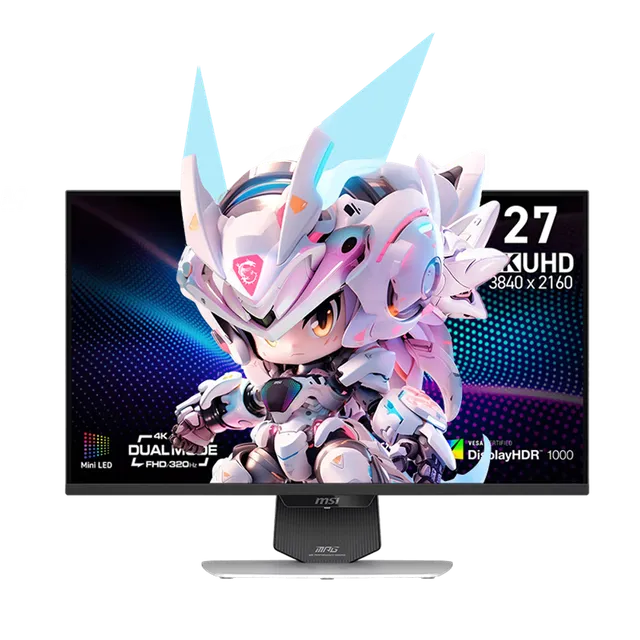 微星 274URDFW 27" 双模 4K160/1K320 MiniLED