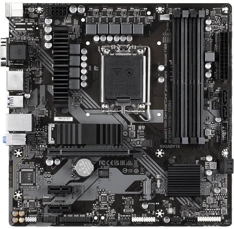 技嘉 超耐久 B760M DS3H DDR4