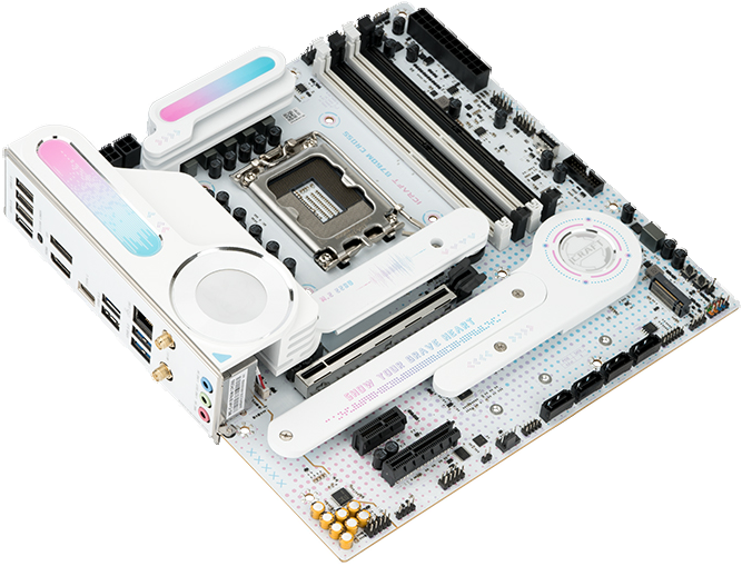 铭瑄 MS-iCraft B760M CROSS D5 瑷珈电竞之心