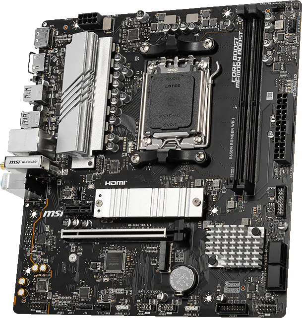 微星 B650M BOMBER WIFI DDR5 爆破弹