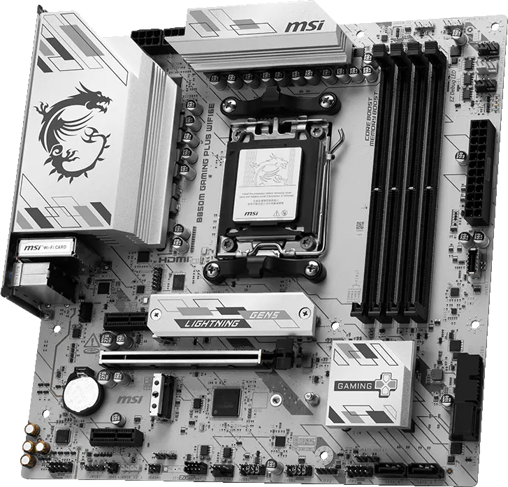 微星 B850M GAMING PLUS WIFI6E 小白龙
