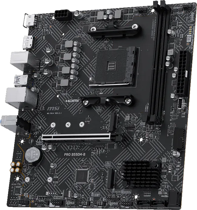 微星 PRO B550M-B DDR4