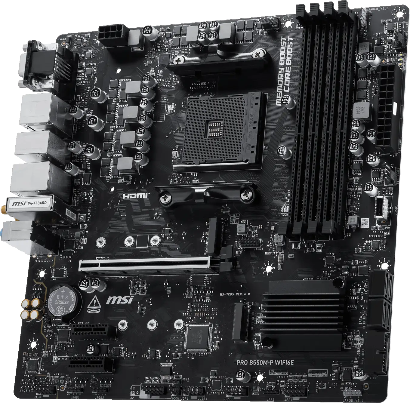 微星 PRO B550M-P WIFI6E DDR4