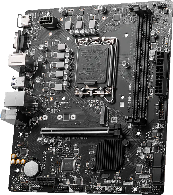 微星 PRO H610M-E DDR4