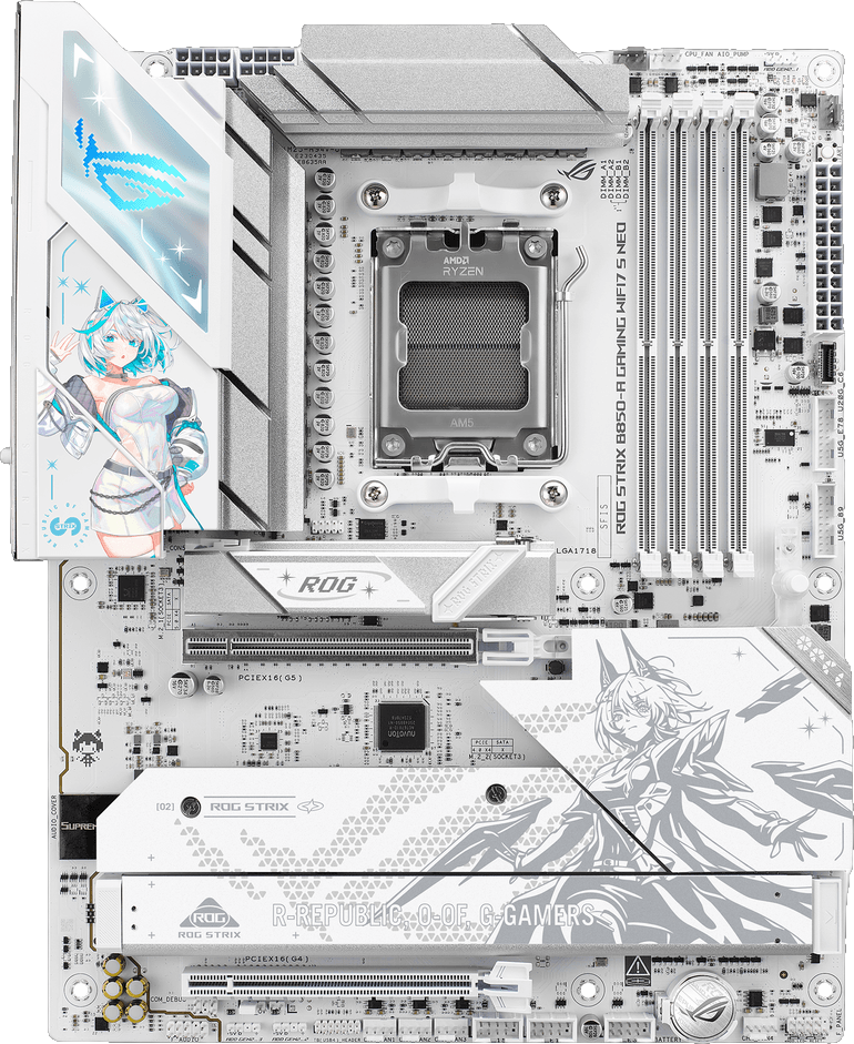 华硕 ROG STRIX B850-A GAMING WIFI7 S NEO吹雪