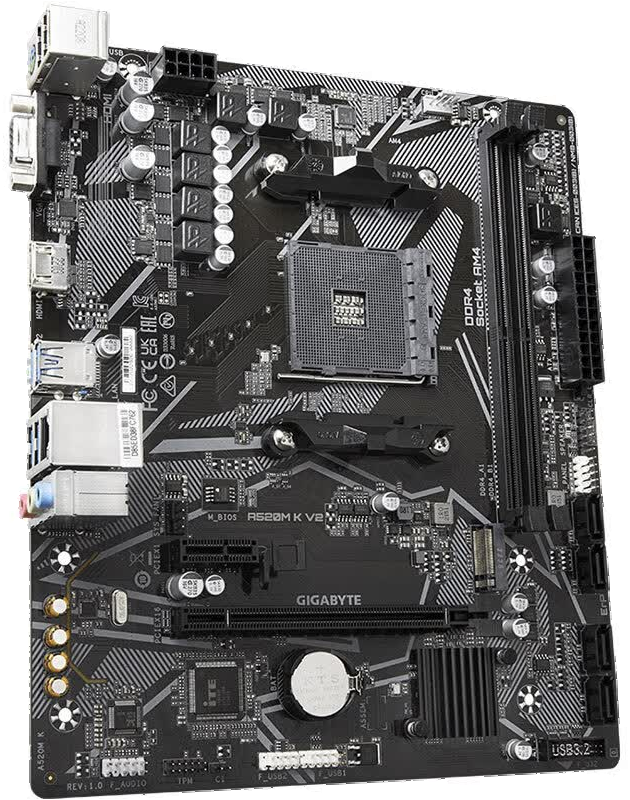 技嘉 超耐久A520M K V2 DDR4