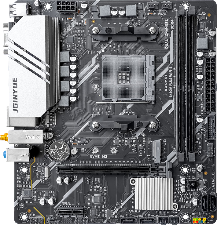 精粤 B450M PLUS WIFI B WIFI6E DDR4