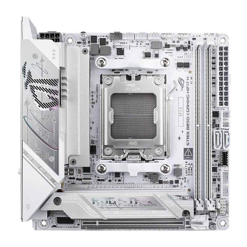 华硕 ROG STRIX B850-I GAMING WIFI7 W玩家国度吹雪ITX