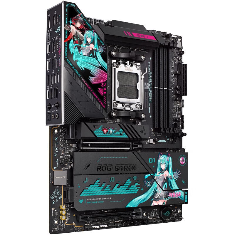 华硕 ROG STRIX X870E-H S MIKU初音未来二次元电竞
