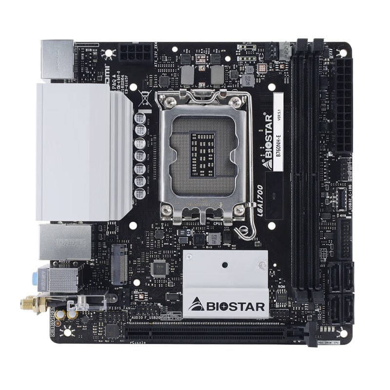 映泰 B760 NH E ITX D5 WIFI