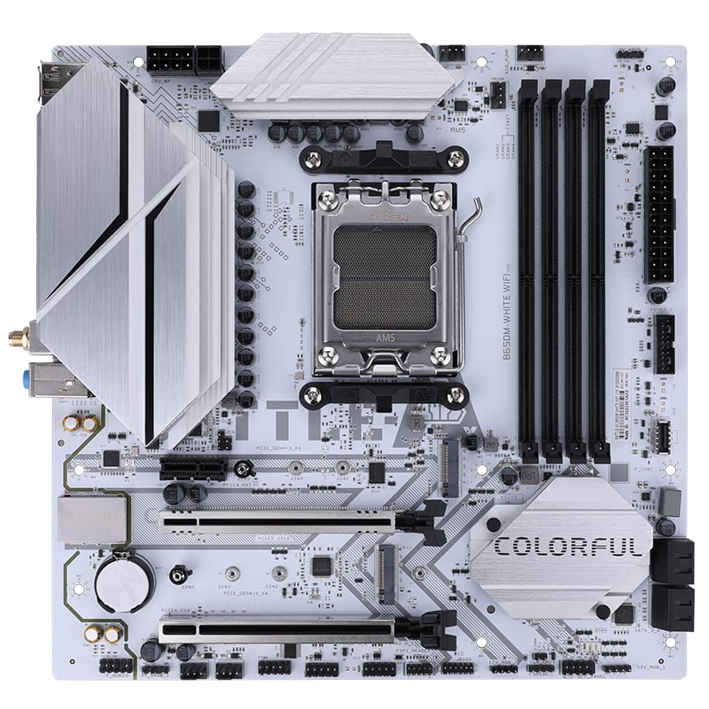 七彩虹 BATTLE-AX B650M-WHITE WIFI 冷钢DDR5